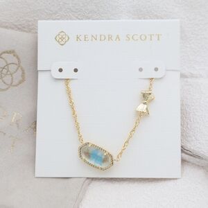Kendra Scott Elisa Bow Gold Necklace Gold NEW